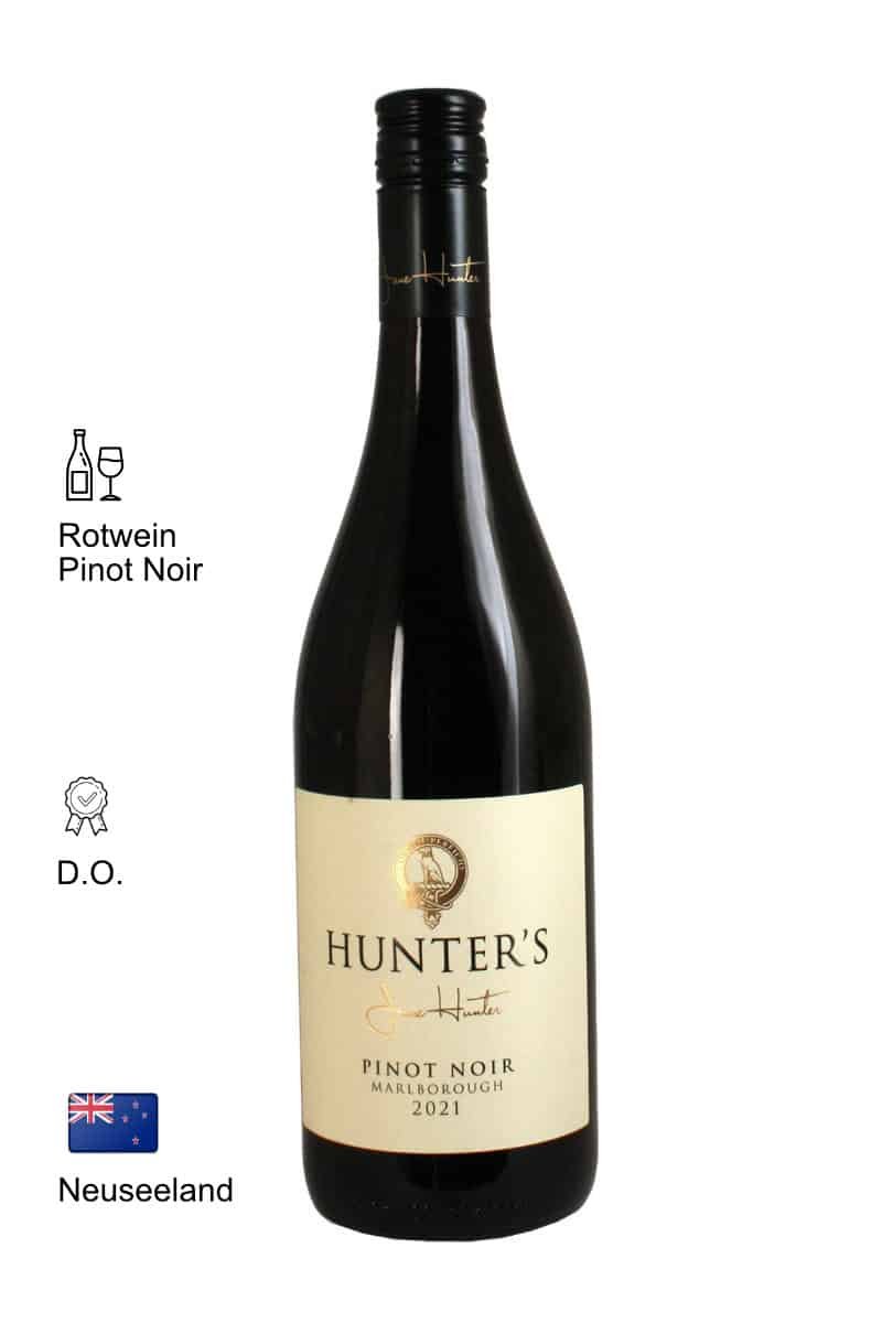 neuseeland-pinot noir-trocken-rotwein-hunters-praemiert