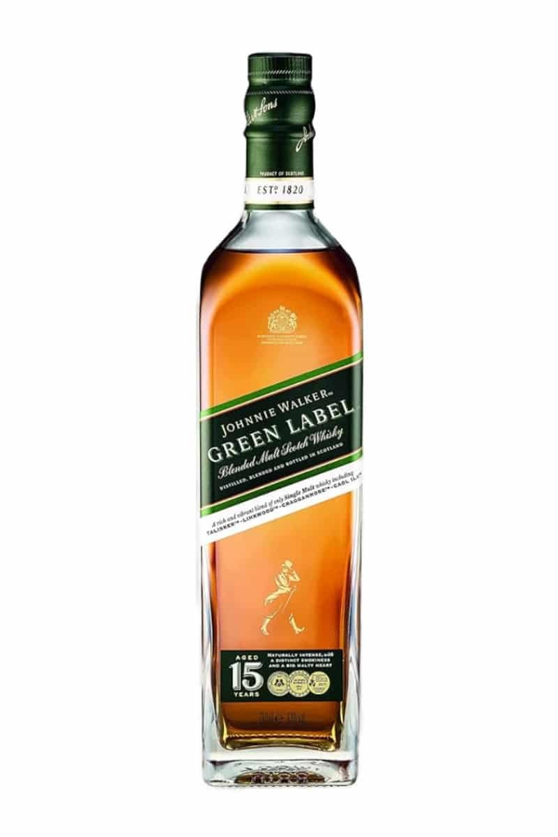 Johnnie Walker Green Label – 15 Jahre alt – Scotch Whisky – 70cl – 43% Vol.