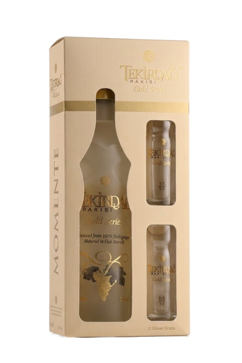 Tekirdag-Gold-Raki-Geschenkset-07l-Flasche-mit-2-Glaesern-Geschenkbox-Gold-Series