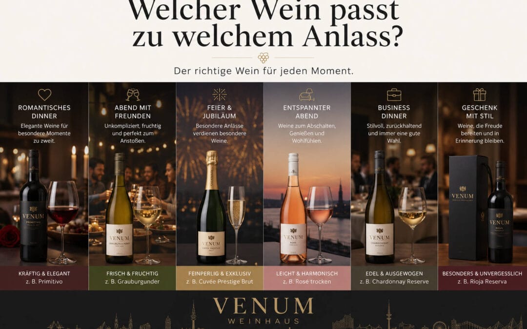Welcher Wein passt zu welchem Anlass?