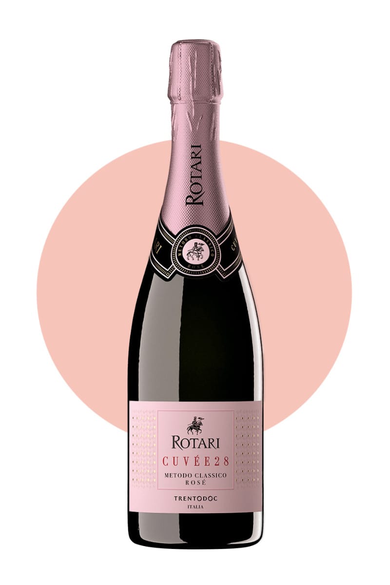 Rotari-Cuvee-28-Metodo-Classico-Rose-Brut-Trentodoc-Trentino-Italien-Flasche